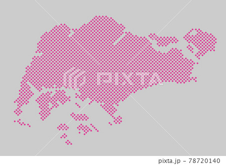 Creative vector map Singapore, template Asia country Creative vector map Singapore, template Asia country 78720140