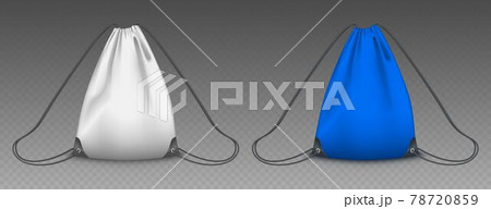 Vector backpack bag with drawstrings 78720859