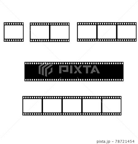 film strip line icon. cinema strip templates. film 35mm sign. flat style. 78721454
