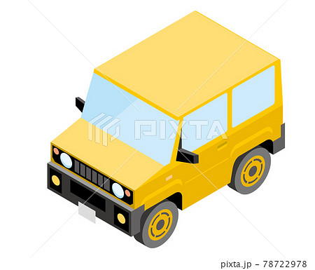 RV車 軽自動車 アイソメトリックスの自動車のイラスト 3D立体イラスト 白バック ベクターデータ RV車 軽自動車 アイソメトリックスの自動車のイラスト 3D立体イラスト 白バック ベクターデータ 78722978