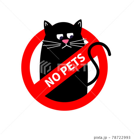 no cat sign