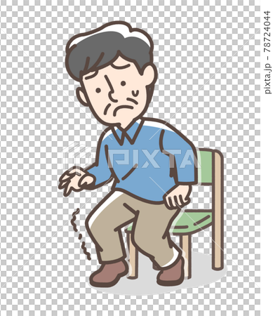 從椅子上站起來膝蓋會搖晃的人 78724044
