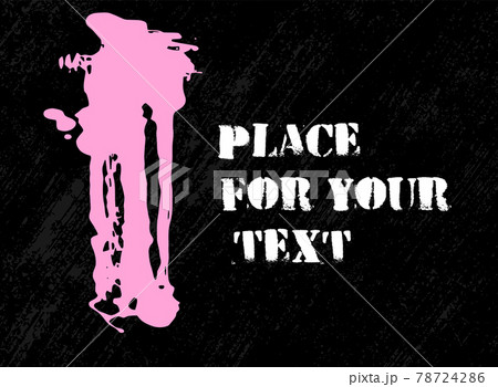 Abstract creative header. Hand Drawn ink texture. 78724286