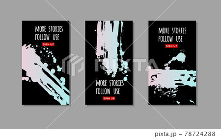 Purple ink brush stroke on black background. 78724288