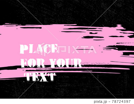 Abstract creative header. Hand Drawn ink texture. 78724397