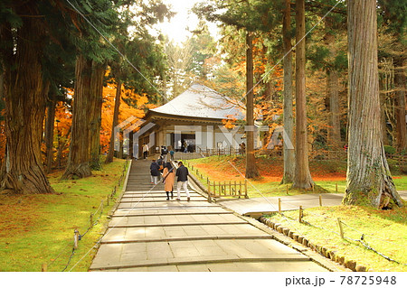 岩手県の中尊寺　 78725948