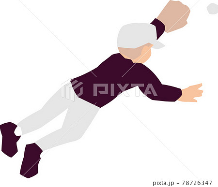 野球ダイビング 78726347