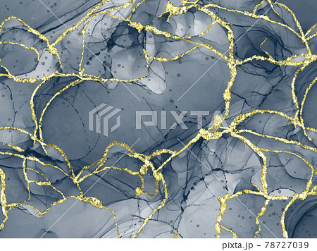 Abstract alcohol ink texture marble style background. 78727039