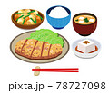 カツ定食 78727098