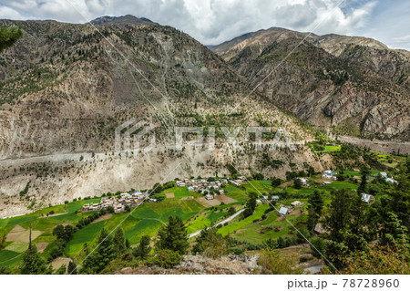 Lahaul valley in Himalayas. Himachal Pradesh, India 78728960