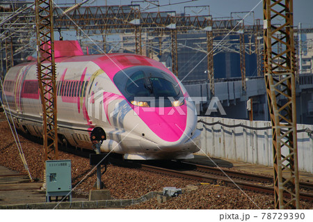 岡山を通過する新幹線 岡山を通過する新幹線 78729390