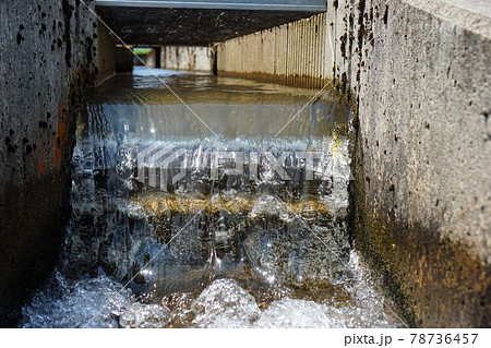 用水路の流れ 用水路の流れ 78736457