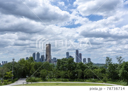 風景 韓国 空 78736714
