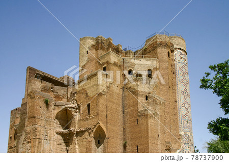 シャフリサブスの世界遺産アク・サライ宮 78737900