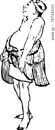 踊る鉢巻き褌の男性42 78738450