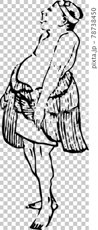 踊る鉢巻き褌の男性42 78738450