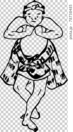 踊る鉢巻き褌の男性30 78738485