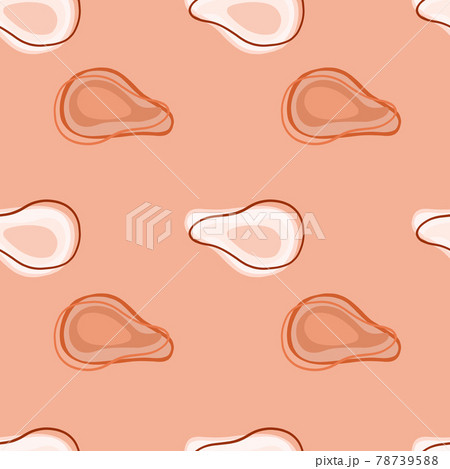 Healthy vitamin seamless doodle pattern with contoured avocado ornament. Pink pale background. Healthy vitamin seamless doodle pattern with contoured avocado ornament. Pink pale background. 78739588