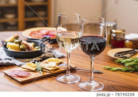 ワイン ワイングラス ワインと料理 ワイン ワイングラス ワインと料理 78740208