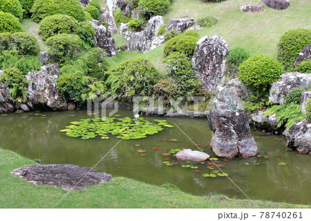 静岡県浜松市北区にある龍潭寺の庭園 78740261