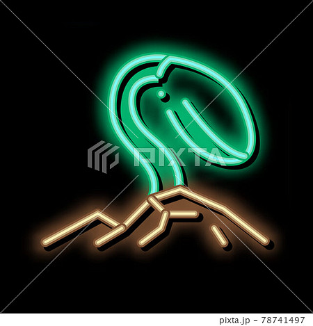 soy growth neon glow icon illustration 78741497