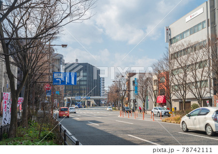 下関中心街の街並み【山口県】 下関中心街の街並み【山口県】 78742111