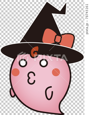 リボン付き帽子まんまるおばけ4 78743161