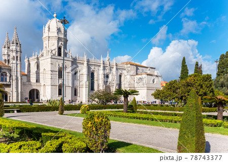 historic monastery Mosteiro dos Jeronimos of Lisbon Portugal 78743377