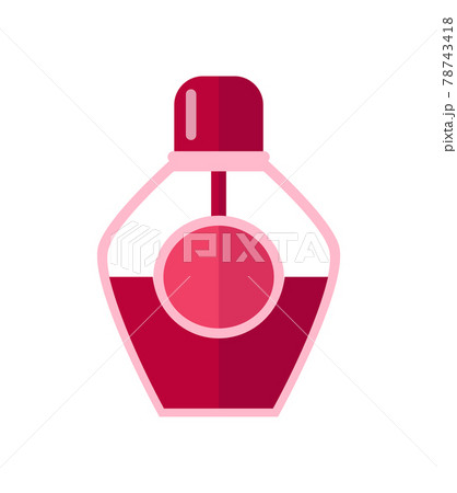 Color Template of Glass Vial Vector Illustration Color Template of Glass Vial Vector Illustration 78743418