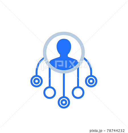 delegation or multitasking vector icon on dark delegation or multitasking vector icon on dark 78744232