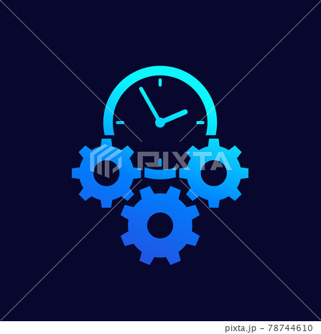 efficiency, efficient process icon, vector efficiency, efficient process icon, vector 78744610