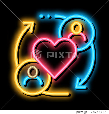 different race tolerance neon glow icon illustration different race tolerance neon glow icon illustration 78745727