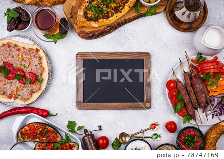 Traditional Turkish or Middle eastern dishes Traditional Turkish or Middle eastern dishes 78747169