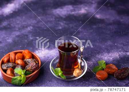 Turkish tea with dried fruits Turkish tea with dried fruits 78747171