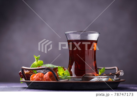 Turkish tea with dried fruits Turkish tea with dried fruits 78747173