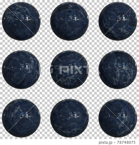 Marble sphere graphic material 78748075