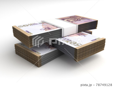 Stack of Colombian Pesos 78749128