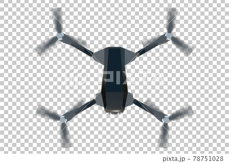 無人機 CG 黑色原創設計_A004 頂視圖羽毛旋轉無背景 無人機 CG 黑色原創設計_A004 頂視圖羽毛旋轉無背景 78751028