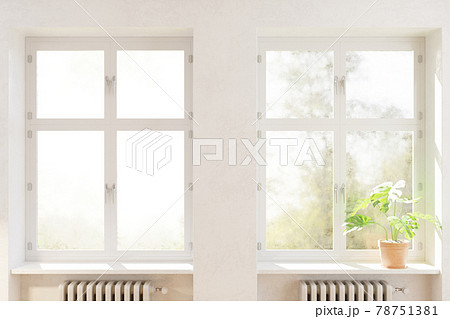 背景 モンステラのある北欧ホテルの窓辺 背景 モンステラのある北欧ホテルの窓辺 78751381