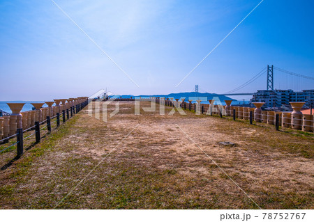 五色塚古墳と明石海峡大橋 78752767