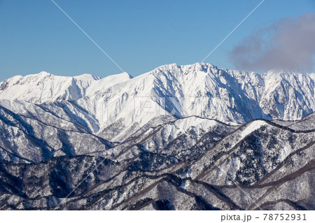 宝台樹スキー場から見た谷川岳 宝台樹スキー場から見た谷川岳 78752931