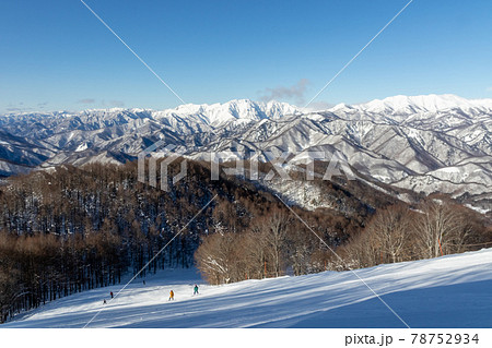 宝台樹スキー場から見た谷川岳 宝台樹スキー場から見た谷川岳 78752934