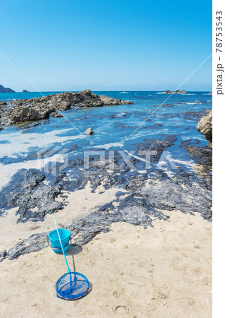夏休みイメージの海岸風景 夏休みイメージの海岸風景 78753543