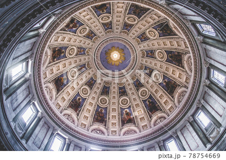 Church architecture in Copenhagen, capital in Denmark 78754669