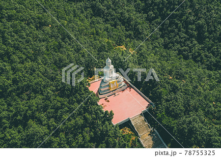 Big White Buddha, Wat Phra That Mae Yen in Pai, Mae Hong Son, Chiang Mai, thailand Big White Buddha, Wat Phra That Mae Yen in Pai, Mae Hong Son, Chiang Mai, thailand 78755325