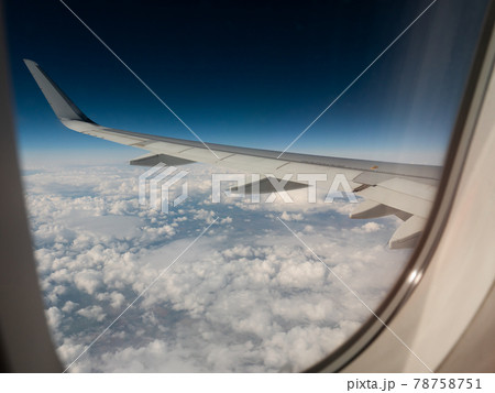 View from the window of the plane View from the window of the plane 78758751
