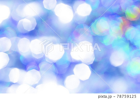 ブルー系キラキラメルヘン背景素材 78759125