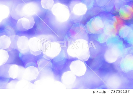 ヴァイオレット系キラキラメルヘン背景素材 78759187