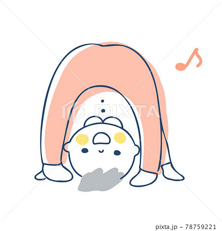 また覗きをして遊ぶ赤ちゃん 78759221