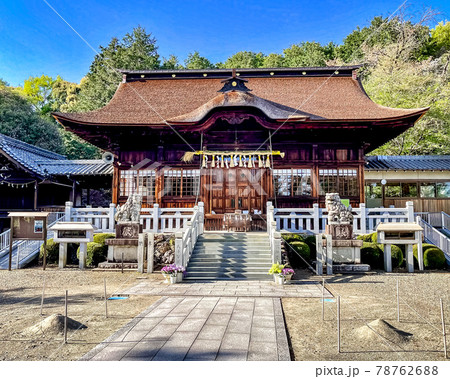 岐阜県各務原市の手力雄神社の拝殿 78762688